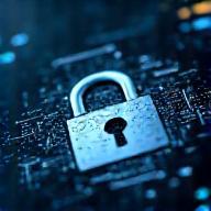 Security lock on digital screen