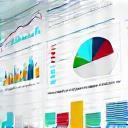 Colorful hotel data analytics chart